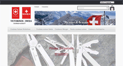 Desktop Screenshot of couteaux-suisse.fr